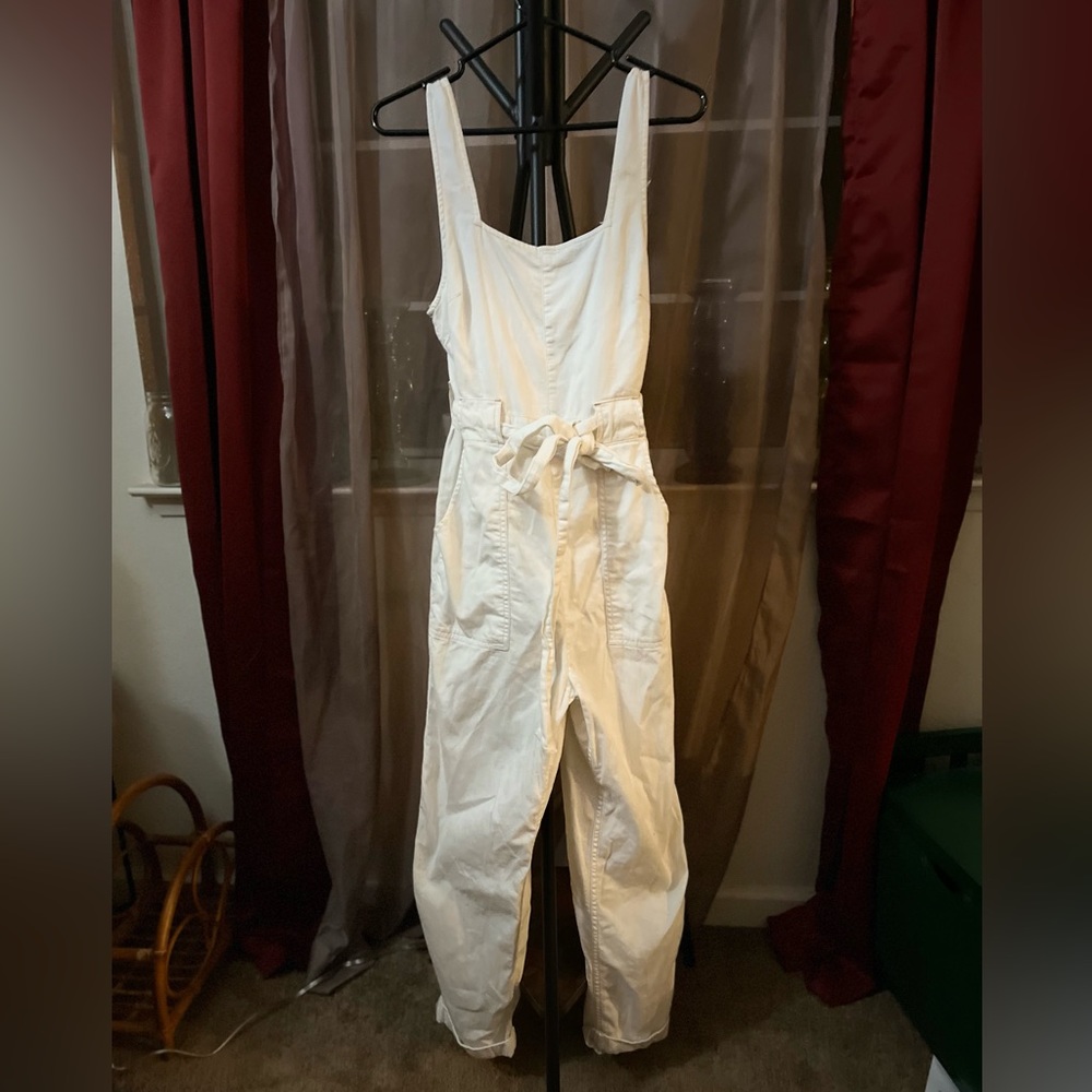White Jumpsuit/Overalls